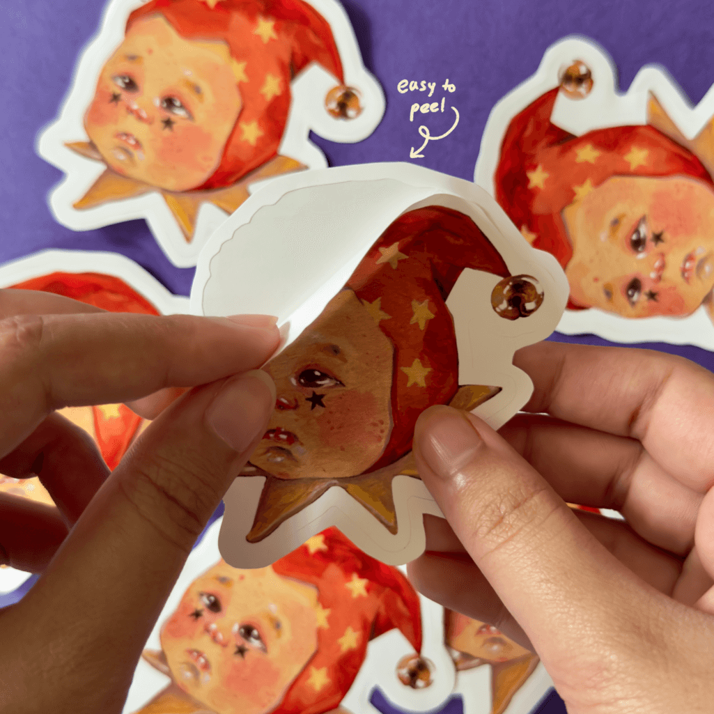 Elise Baby Clown – Sticker - Image 3