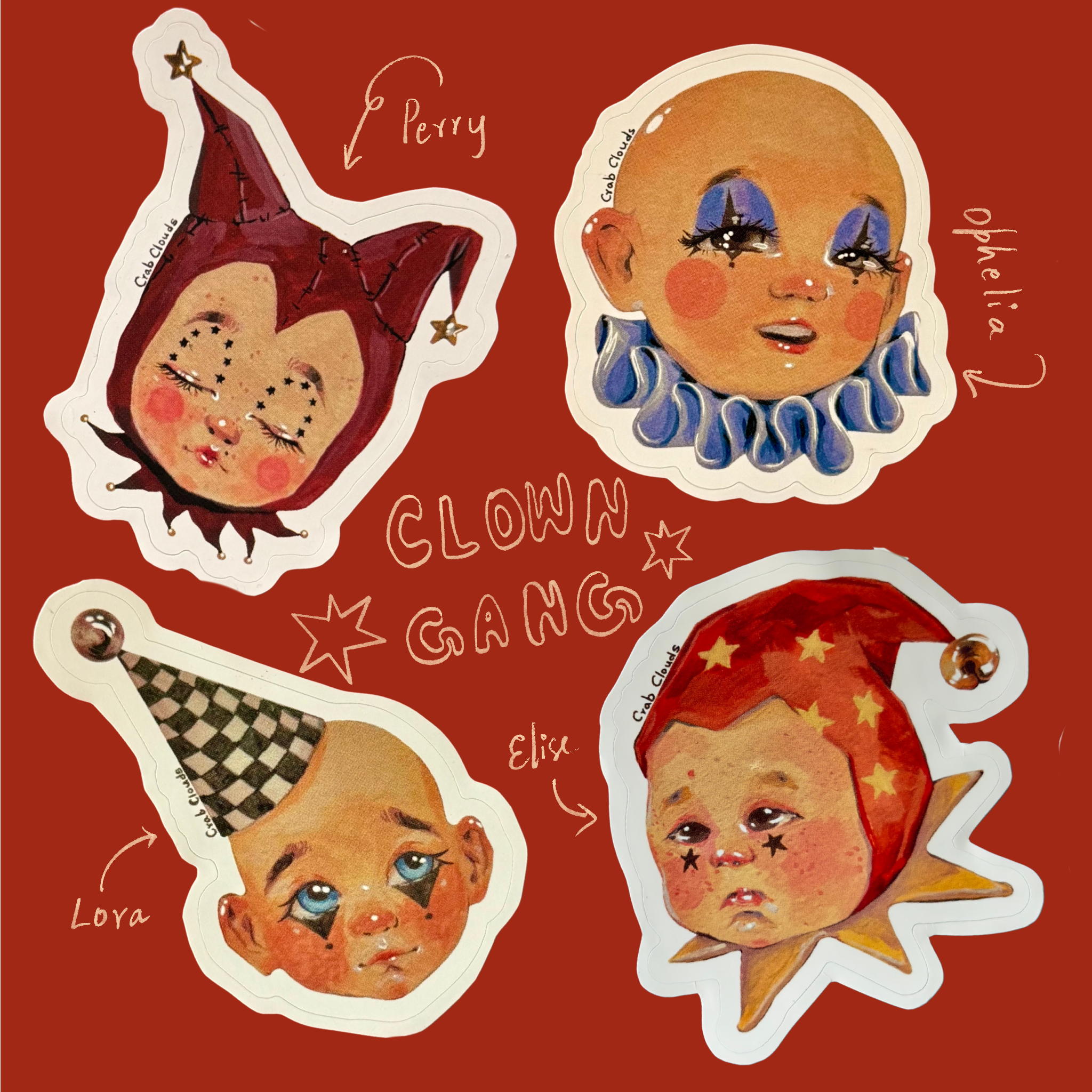 Clown Gang - sticker pack - Image 2