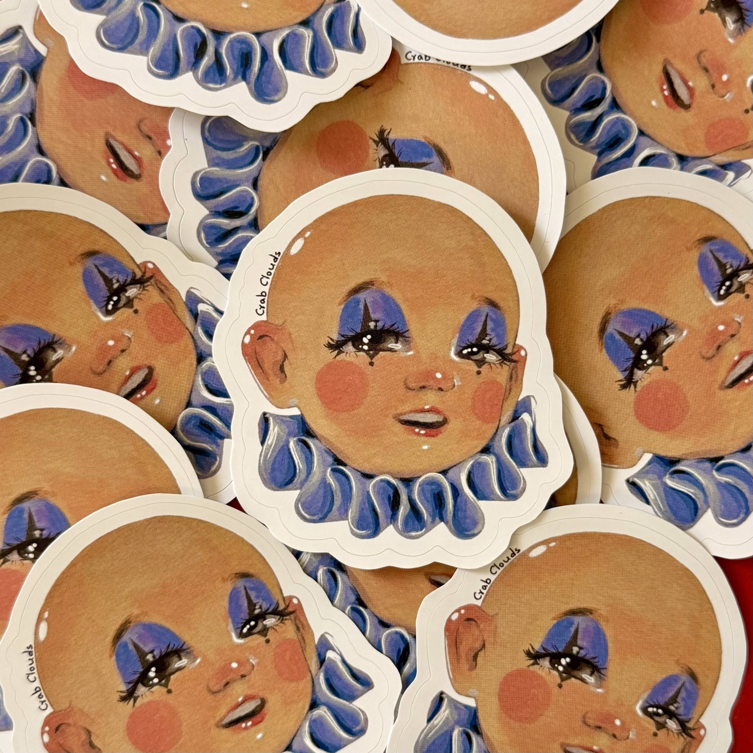 Ophelia Baby clown - Sticker