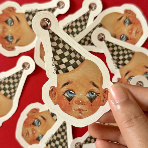 Lora Baby clown- sticker