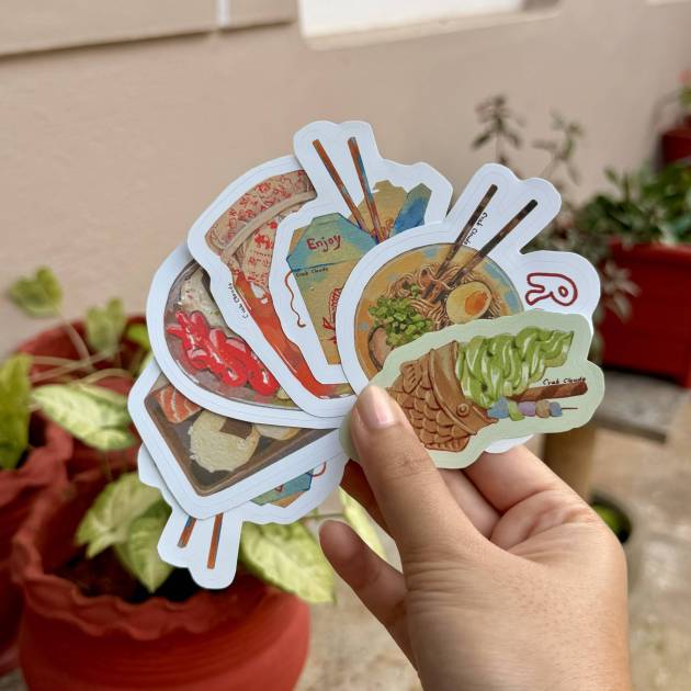 Foodie surprise sticker pack