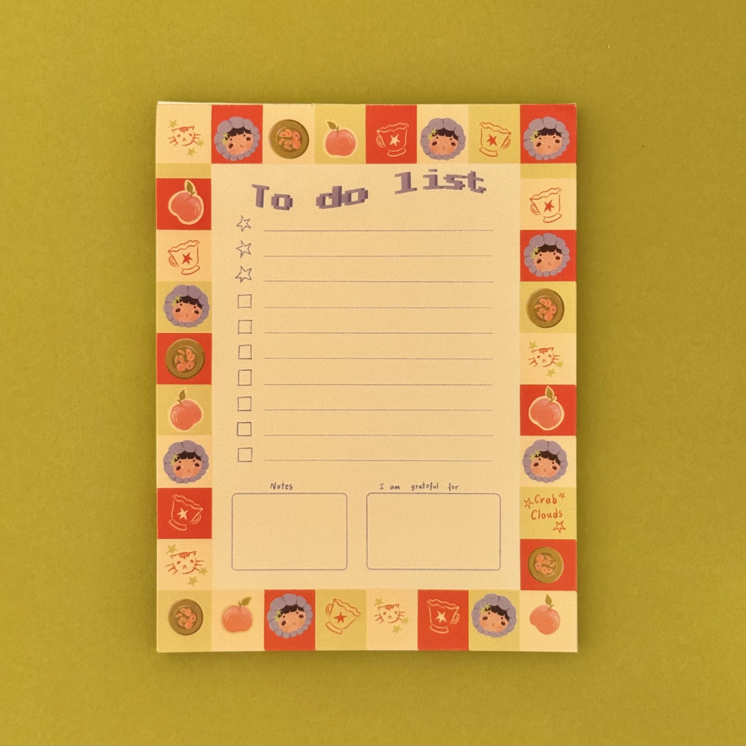 Pom to-do list notepad